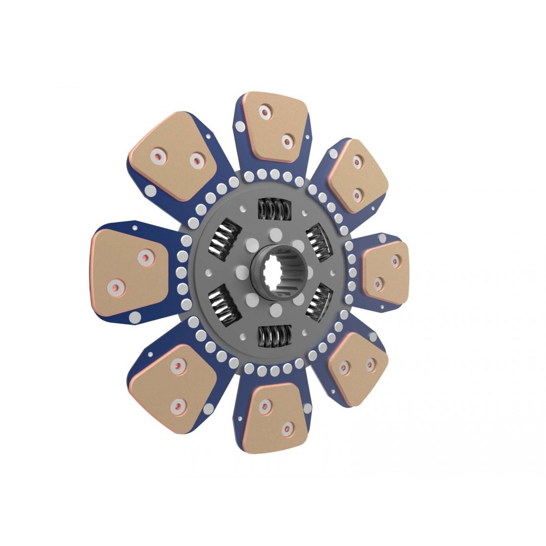 DISQUE EMBRAYAGE LANDINI 14 DENTE 8 PALETTE ORIGINAL